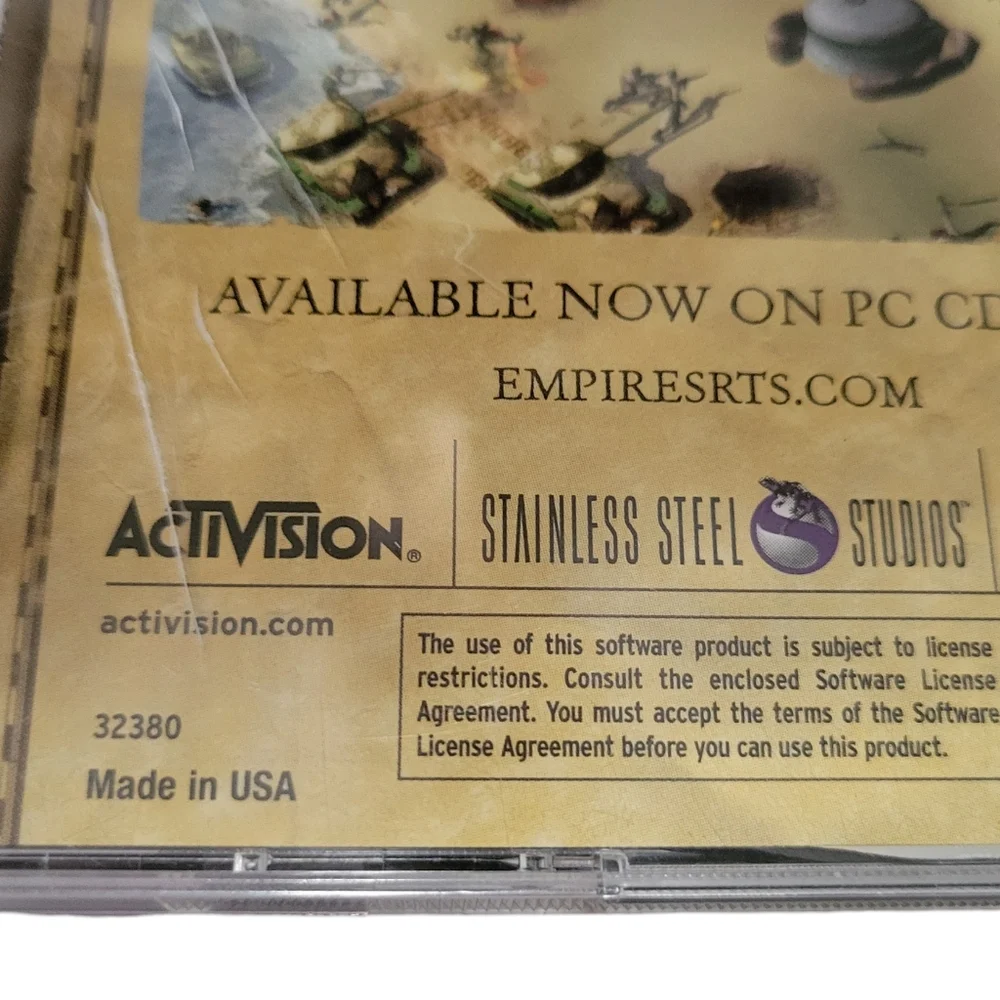 Call of Duty 1 PC CD-ROM 2003 Activision 2 Discs W/ Case and Serial Key